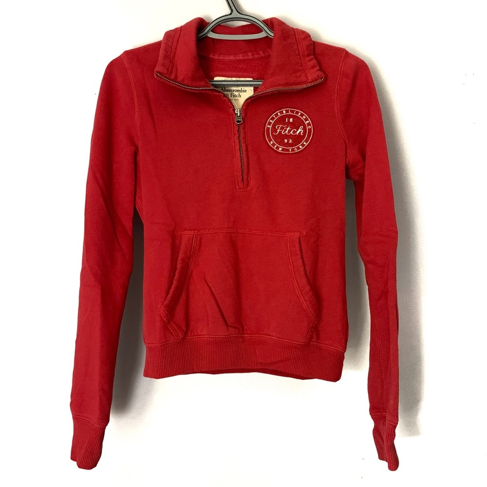 Abercrombie & Fitch Half Zip Sweater Ladies Size XS
